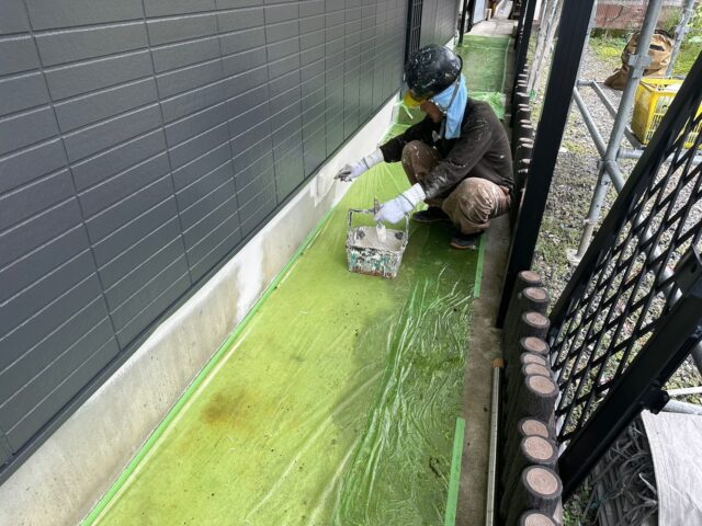 島田市住宅 雨樋などの付帯部塗装