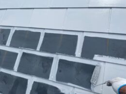 島田市の鉄部塗装前に確認したサビの状態