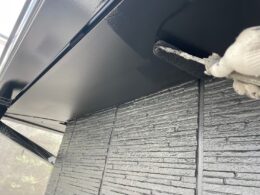 島田市の外壁塗装工事で確認した鉄部のサビ