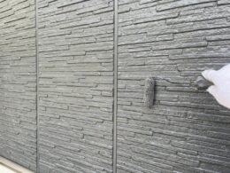 島田市で屋根塗装と外壁塗装を行う前の劣化確認写真