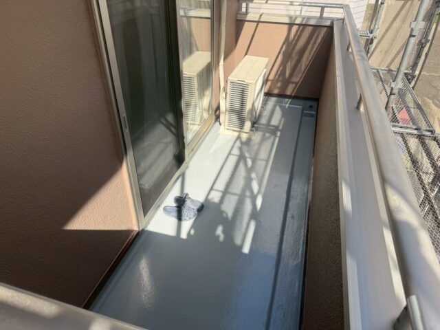藤枝市の外壁つや消し塗装の施工後写真