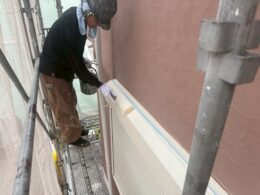 焼津市でアートフレッシュを使用したジョリパット塗装の施工写真