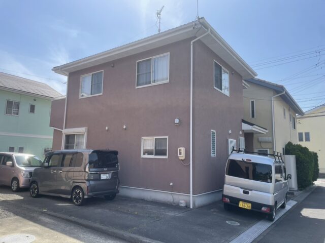 焼津市のジョリパット外壁塗装前の施工前写真