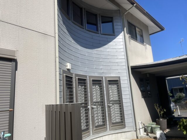 藤枝市で施工した外壁塗装工事の施工前写真