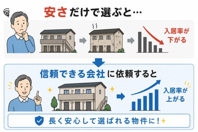 アパート塗装は安さだけで決めないことが大切