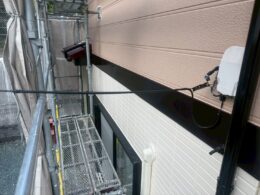 島田市の外壁塗装工事が完了した写真