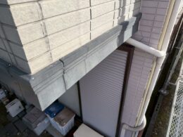 静岡市の屋根カバー工法と外壁塗装の施工前状況