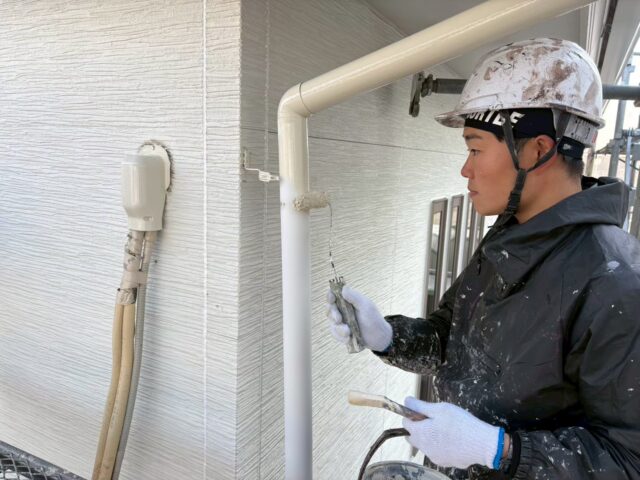 藤枝市S様邸の付帯部下地処理