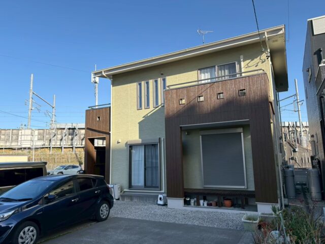 藤枝市S様邸の屋根外壁塗装完成写真