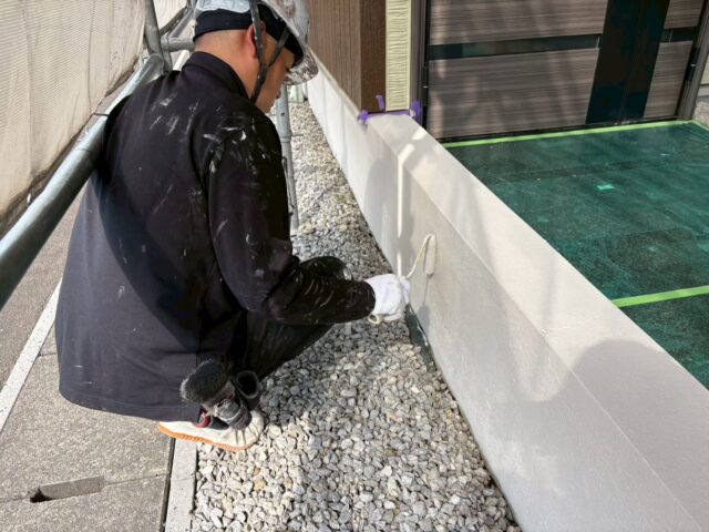 藤枝市S様邸の付帯部塗装完了