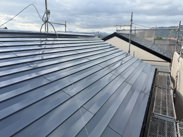 焼津市の屋根外壁塗装工事完了後の住宅