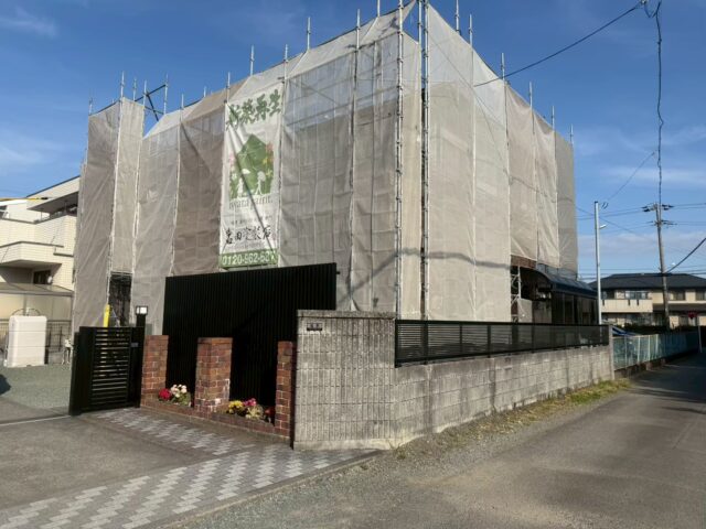 焼津市で屋根塗装と外壁塗装を施工したS様邸の施工前写真