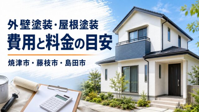 外壁塗装・屋根塗装の費用と料金の目安