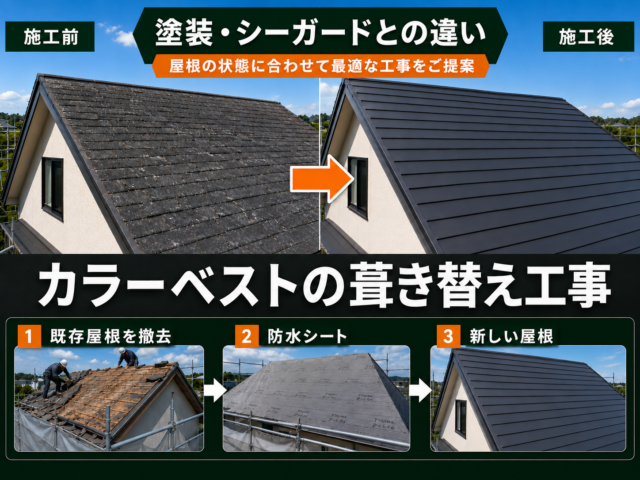 カラーベスト屋根のメンテナンス方法