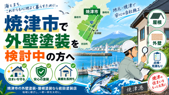 焼津市で外壁塗装業者を選ぶ際のポイント