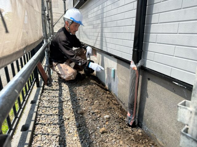 島田市住宅 基礎塗装