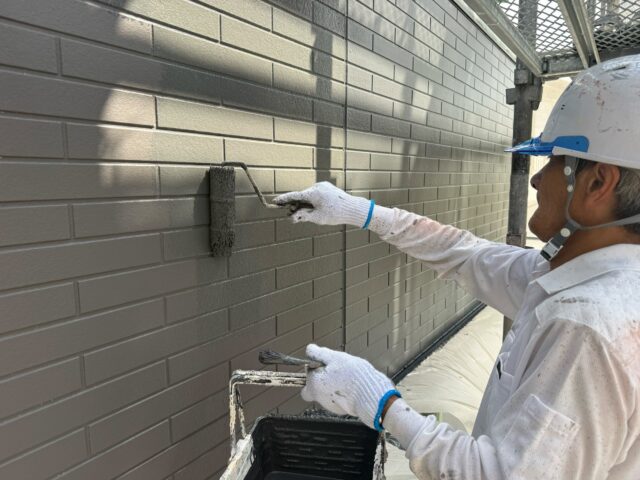 島田市外壁塗装 ツートンカラー仕上げ