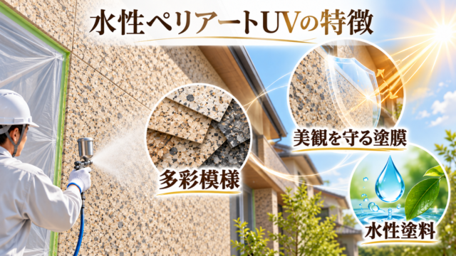 外壁吹付塗装の工程紹介