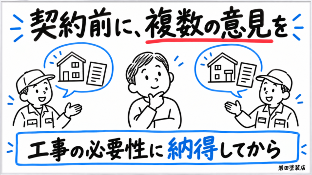 契約前に複数の意見を聞く
